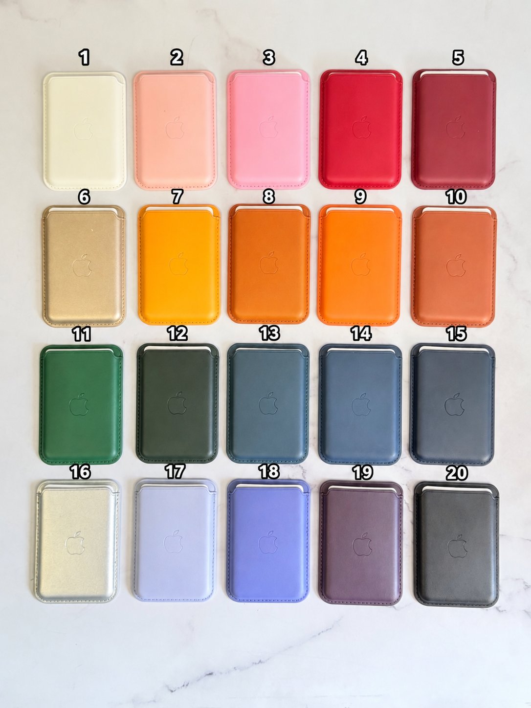 جاکارتی مگ سیف اپل Leather wallet magsafe (کدa0069) (M)