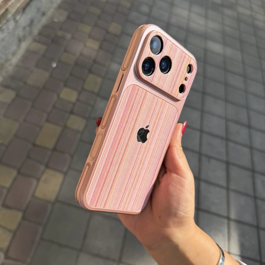 قاب گوشی مدل striped case (صورتی ) c4869 (T)