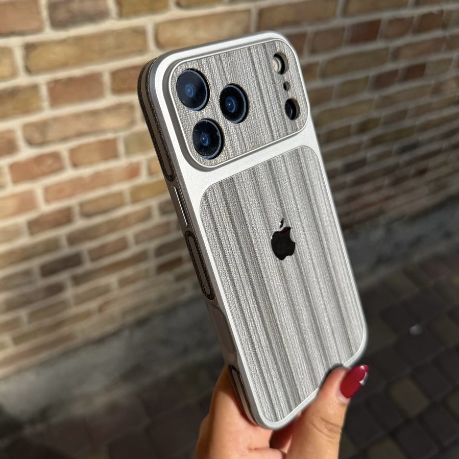 قاب گوشی مدل striped case (نقره ای ) c4868 (T)