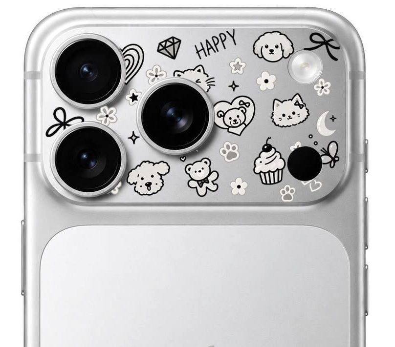 محافظ دور لنز طرح Happy بلو Blueo Invisible Shock-Resistant Lens Protection (G)