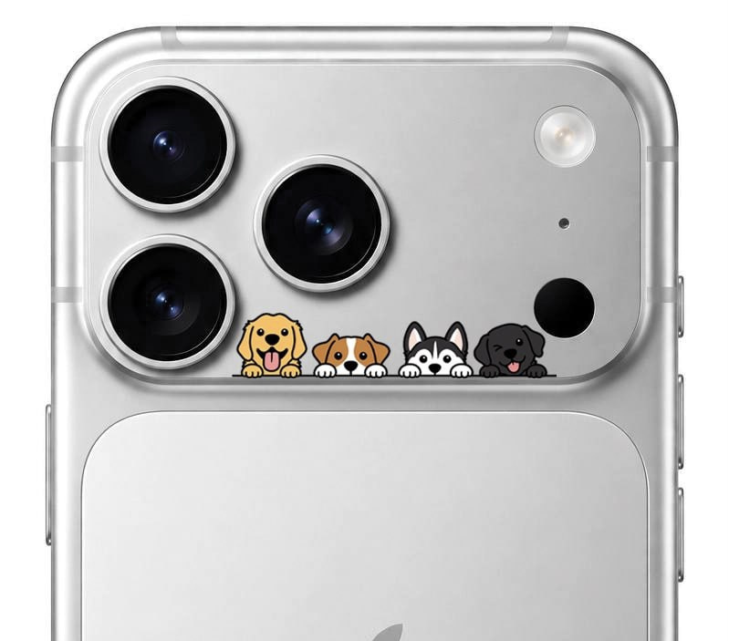 محافظ دور لنز طرح سگ ها بلو Blueo Invisible Shock-Resistant Lens Protection (G)