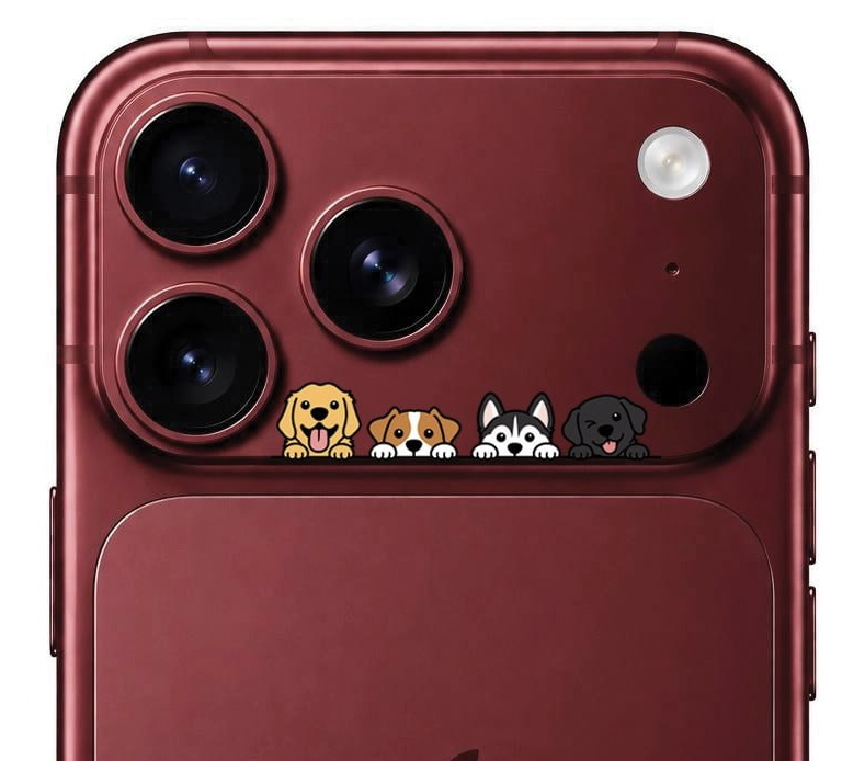 محافظ دور لنز طرح سگ ها بلو Blueo Invisible Shock-Resistant Lens Protection (G)