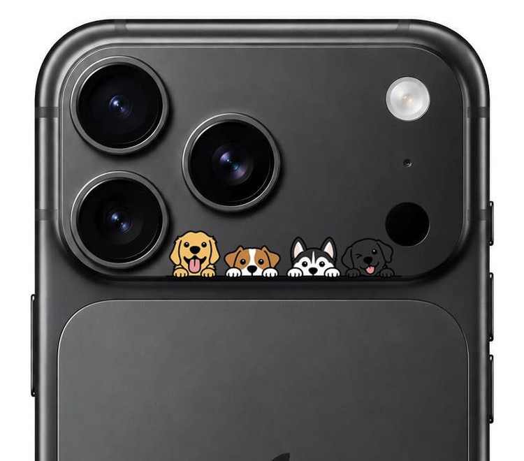 محافظ دور لنز طرح سگ ها بلو Blueo Invisible Shock-Resistant Lens Protection (G)
