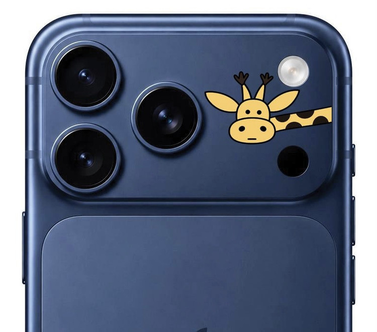 محافظ دور لنز طرح زرافه بلو Blueo Invisible Shock-Resistant Lens Protection (G)