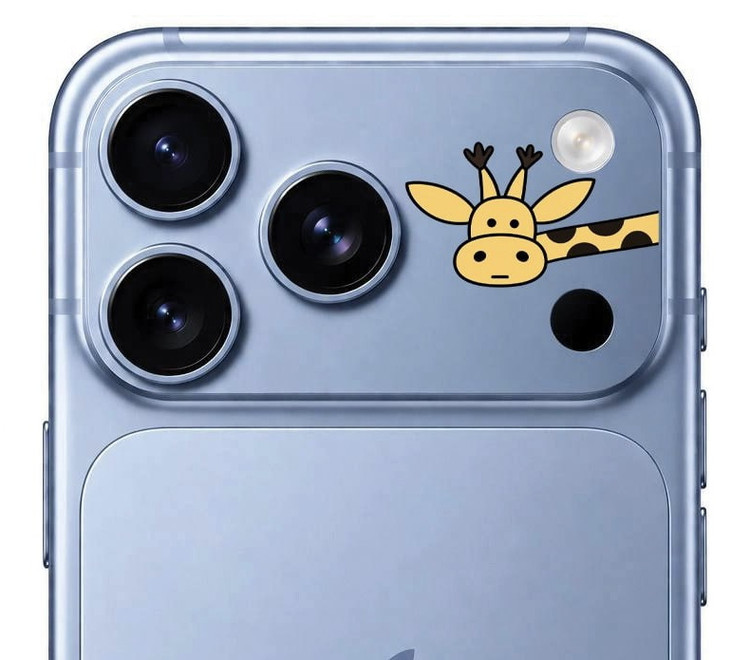 محافظ دور لنز طرح زرافه بلو Blueo Invisible Shock-Resistant Lens Protection (G)