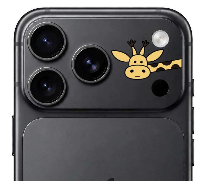 محافظ دور لنز طرح زرافه بلو Blueo Invisible Shock-Resistant Lens Protection (G)