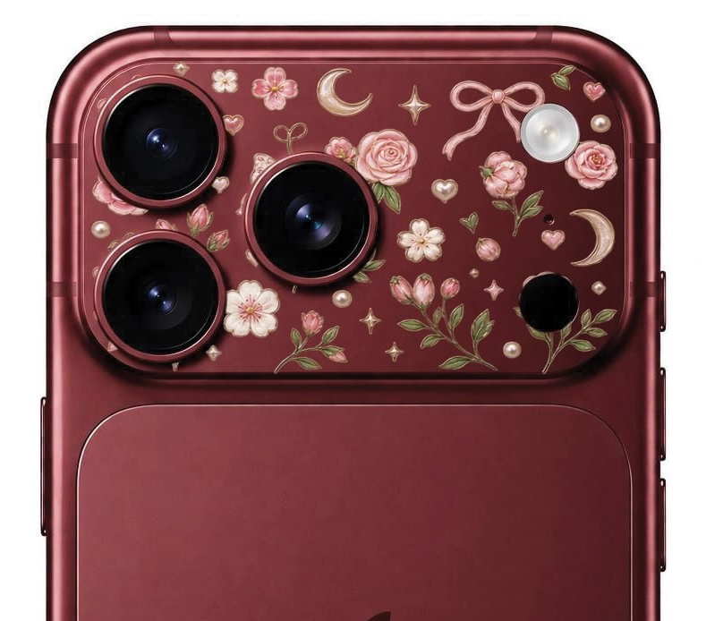 محافظ دور لنز طرح گل بلو Blueo Invisible Shock-Resistant Lens Protection (G)