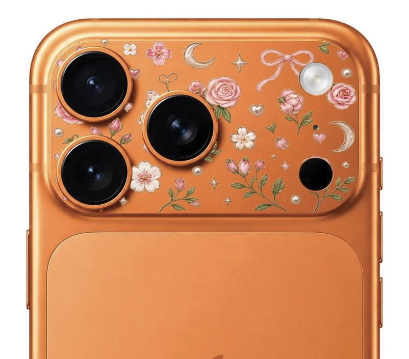 محافظ دور لنز طرح گل بلو Blueo Invisible Shock-Resistant Lens Protection (G)