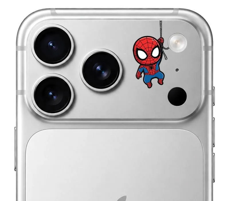 محافظ دور لنز طرح Spider Man مرد عنکبوتی بلو Blueo Invisible Shock-Resistant Lens Protection (G)
