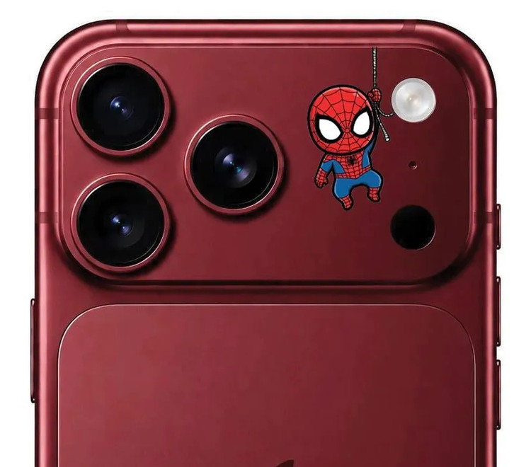 محافظ دور لنز طرح Spider Man مرد عنکبوتی بلو Blueo Invisible Shock-Resistant Lens Protection (G)