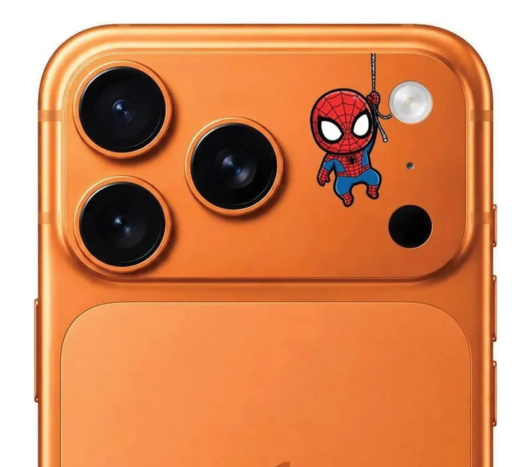 محافظ دور لنز طرح Spider Man مرد عنکبوتی بلو Blueo Invisible Shock-Resistant Lens Protection (G)