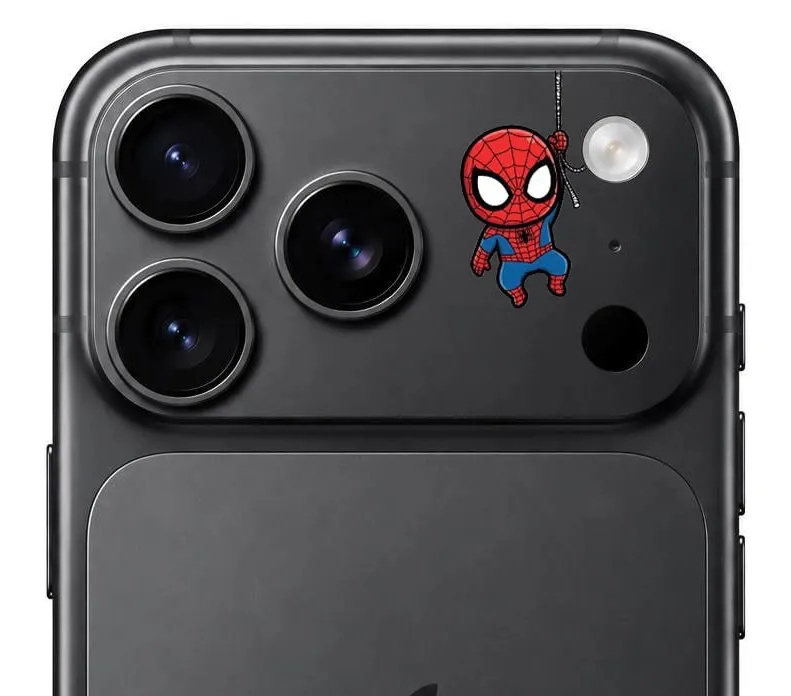 محافظ دور لنز طرح Spider Man مرد عنکبوتی بلو Blueo Invisible Shock-Resistant Lens Protection (G)