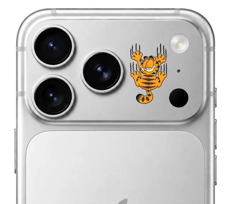 محافظ دور لنز طرح گارفیلد بلو Blueo Invisible Shock-Resistant Lens Protection (G)