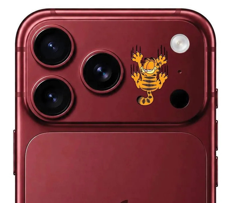 محافظ دور لنز طرح گارفیلد بلو Blueo Invisible Shock-Resistant Lens Protection (G)