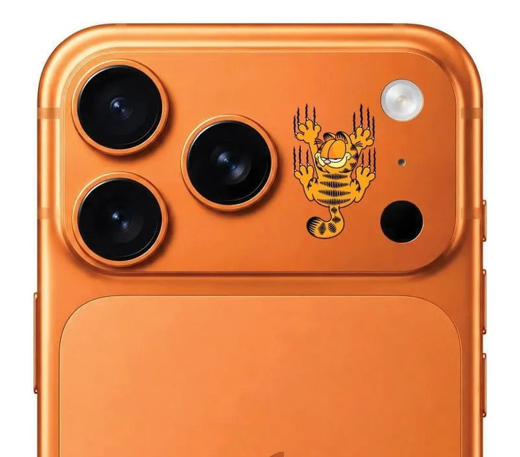 محافظ دور لنز طرح گارفیلد بلو Blueo Invisible Shock-Resistant Lens Protection (G)