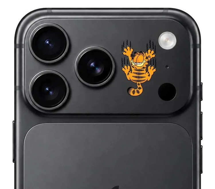 محافظ دور لنز طرح گارفیلد بلو Blueo Invisible Shock-Resistant Lens Protection (G)