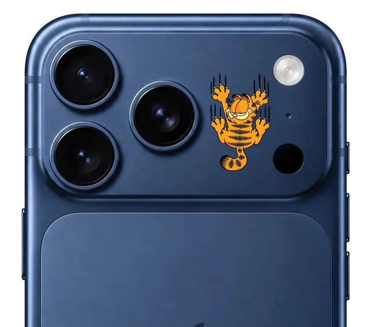 محافظ دور لنز طرح گارفیلد بلو Blueo Invisible Shock-Resistant Lens Protection (G)