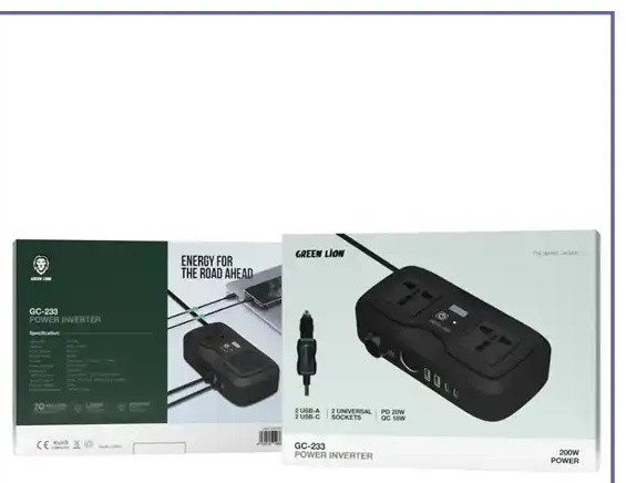 اینورتر 200 وات گرین لاین GC-233 (E)