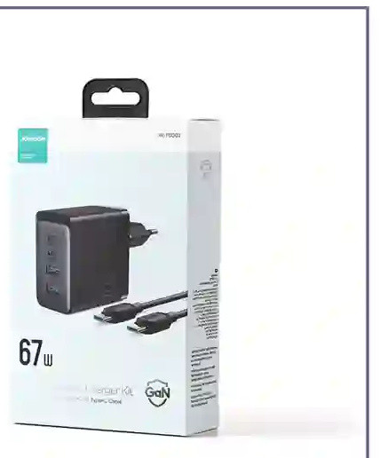 آداپتور شارژ 4 پورت 67 وات با کابل جویروم JR-TCG02 (E)