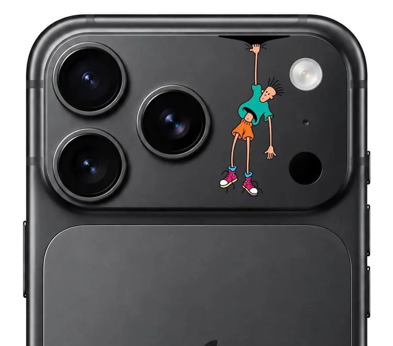 محافظ دور لنز طرح پسر Boy بلو Blueo Invisible Shock-Resistant Lens Protection (G)