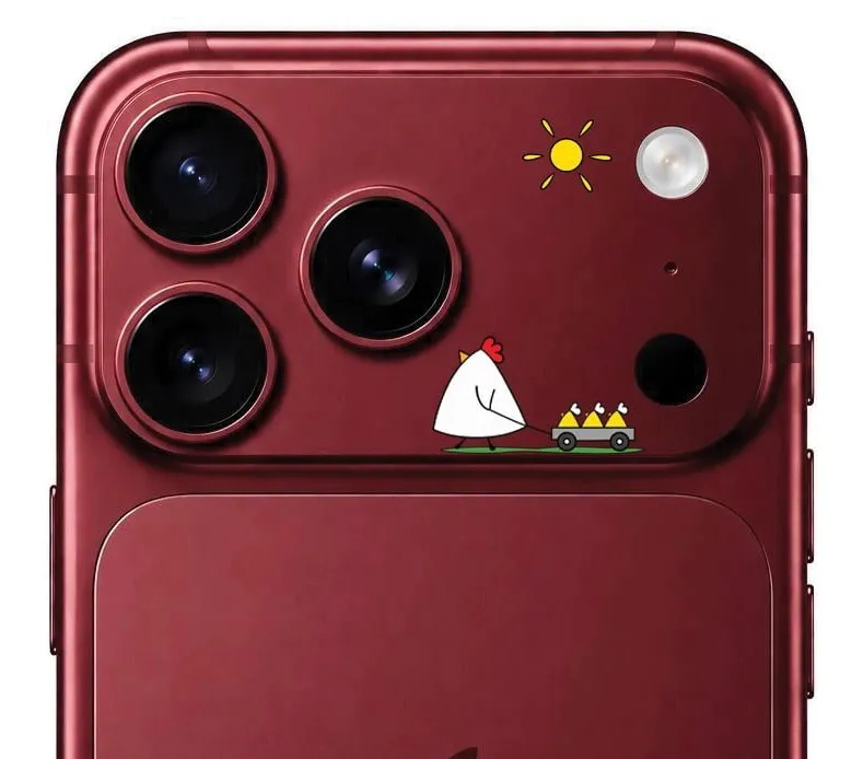 محافظ دور لنز طرح مرغ بلو Blueo Invisible Shock-Resistant Lens Protection (G)