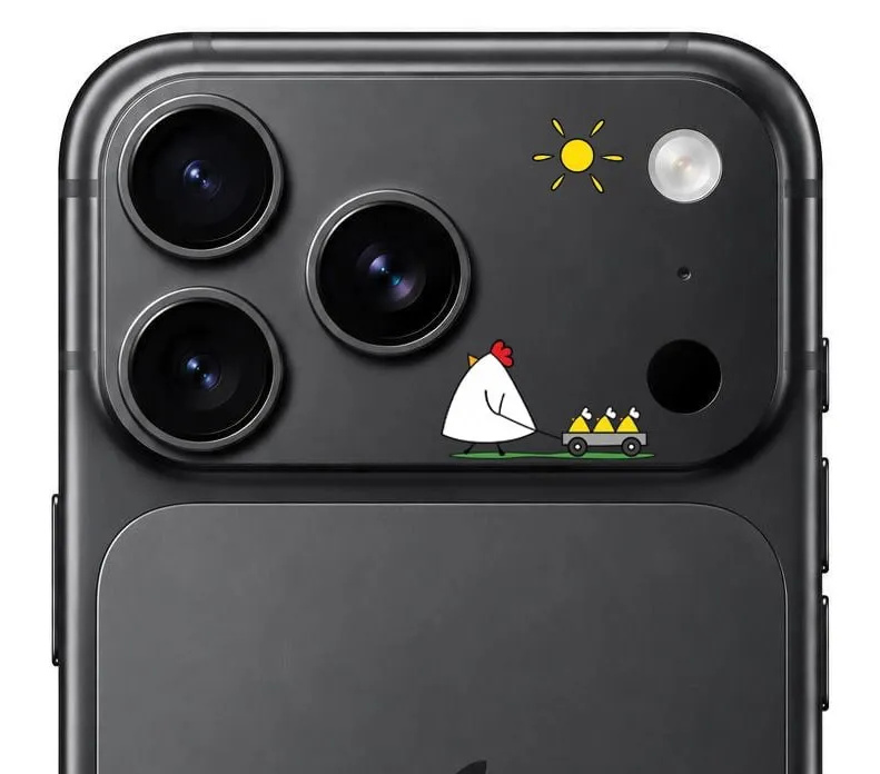 محافظ دور لنز طرح مرغ بلو Blueo Invisible Shock-Resistant Lens Protection (G)