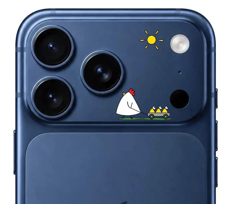 محافظ دور لنز طرح مرغ بلو Blueo Invisible Shock-Resistant Lens Protection (G)
