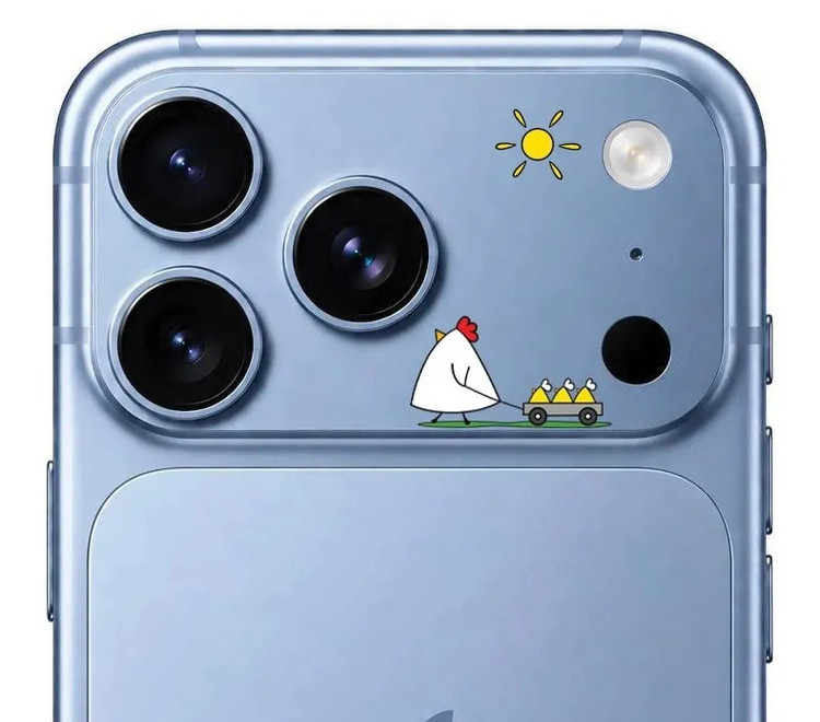 محافظ دور لنز طرح مرغ بلو Blueo Invisible Shock-Resistant Lens Protection (G)
