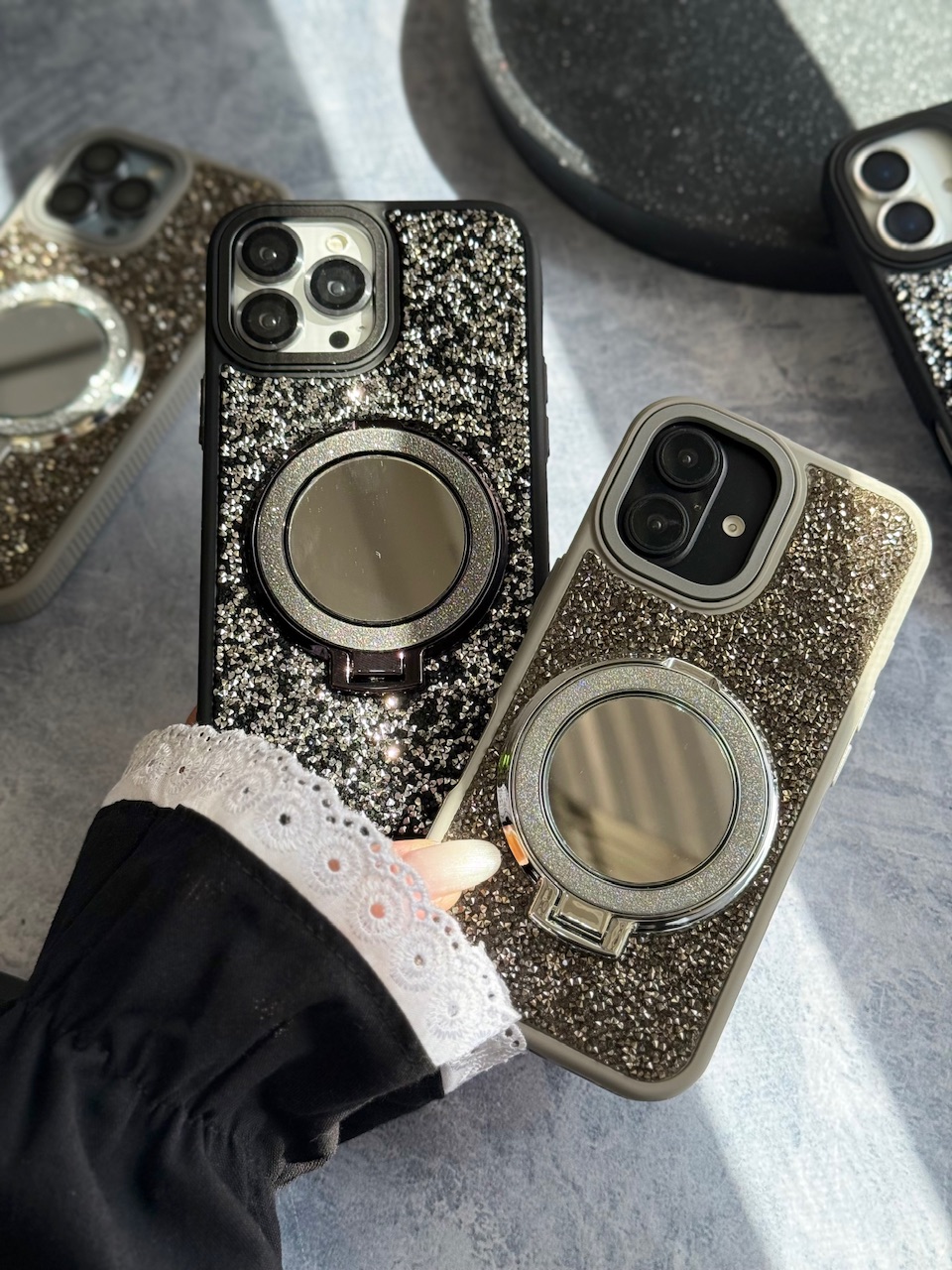 قاب Mirror Diamonds استند شو (کدC2129) (M)