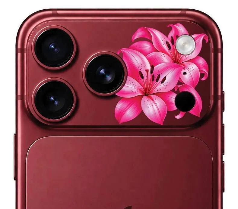محافظ دور لنز طرح لیلیوم Lilium بلو Blueo Invisible Shock-Resistant Lens Protection (G)