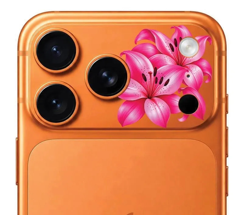 محافظ دور لنز طرح لیلیوم Lilium بلو Blueo Invisible Shock-Resistant Lens Protection (G)