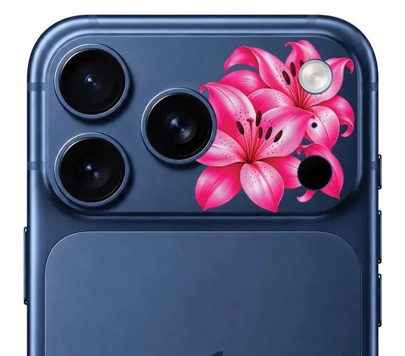 محافظ دور لنز طرح لیلیوم Lilium بلو Blueo Invisible Shock-Resistant Lens Protection (G)