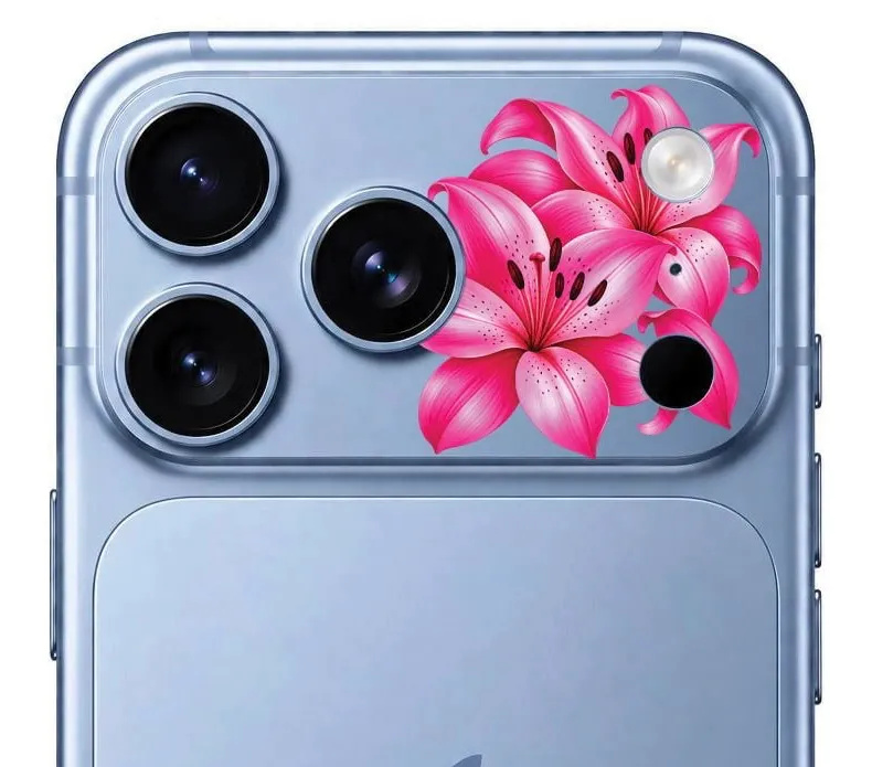 محافظ دور لنز طرح لیلیوم Lilium بلو Blueo Invisible Shock-Resistant Lens Protection (G)