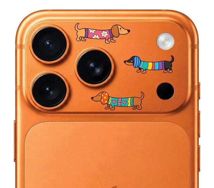 محافظ دور لنز طرح سوسیس Blue بلو Blueo Invisible Shock-Resistant Lens Protection (G)