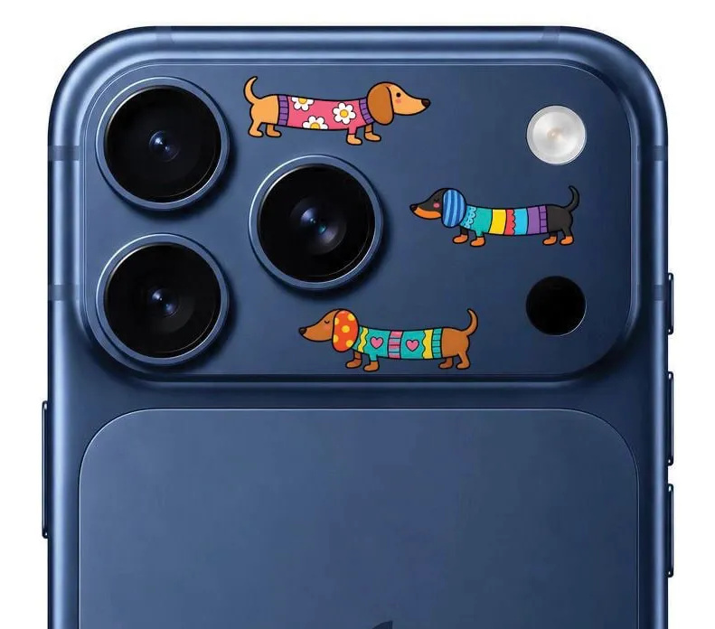 محافظ دور لنز طرح سوسیس Blue بلو Blueo Invisible Shock-Resistant Lens Protection (G)