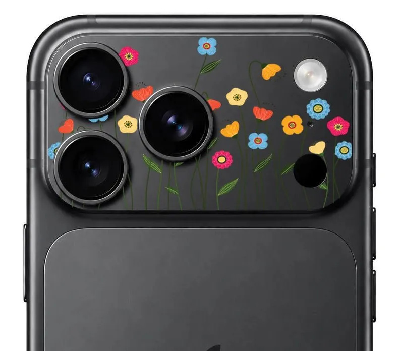 محافظ دور لنز طرح گل ها بلو Blueo Invisible Shock-Resistant Lens Protection (G)