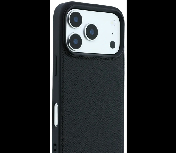 قاب کارل لاگرفلد Karl Lagerfel Grained MagSafe Cover with Elongated Logo (G)