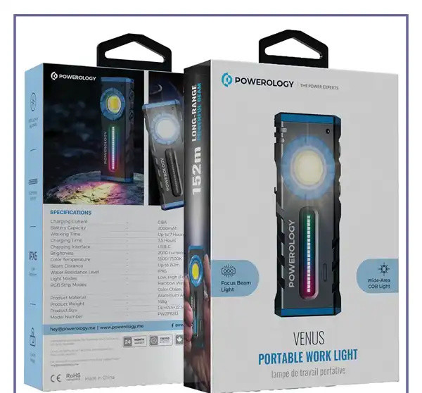 چراغ قوه پاورولوژی Powerology PWZF8313GY (E)