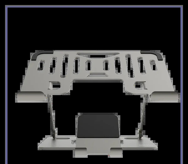 پایه نگهدارنده ۲ در ۱ لپتاپ و موبایل پرودو Porodo PDHSM09SL (E)