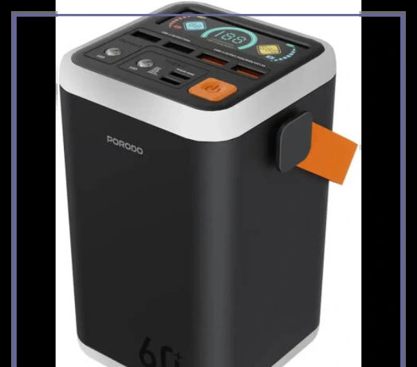 پاوربانک 60000 پرودو Porodo PDPBFCH4560BK (E)