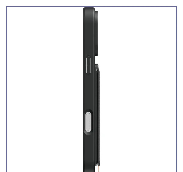 قاب چرمی با جاکارتی آیفون 18،17 پرو گرین لاین GNRLMG18PBK (E)
