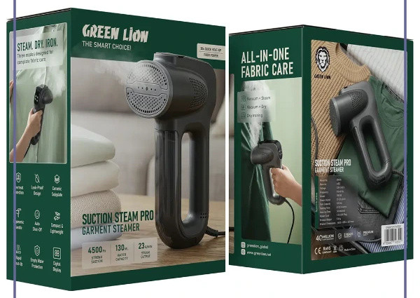 اتو بخار دستی گرین لاین Green Lion GNBX150STMRBK (E)
