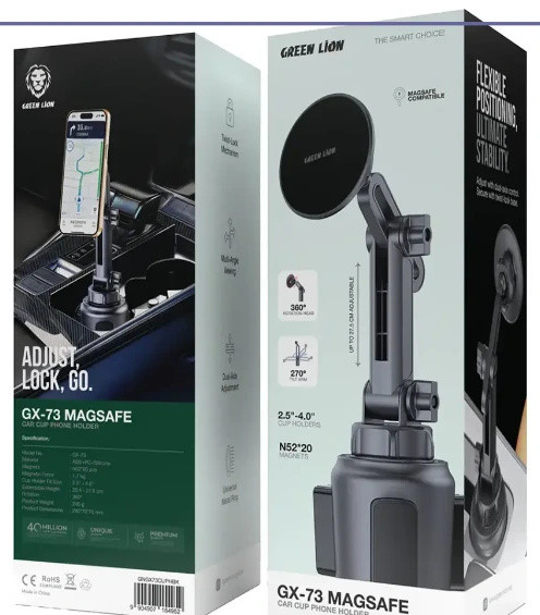 هولدر و پایه نگهدارنده مگ سیف موبایل گرین لاین GNGX73CUPHBK (E)