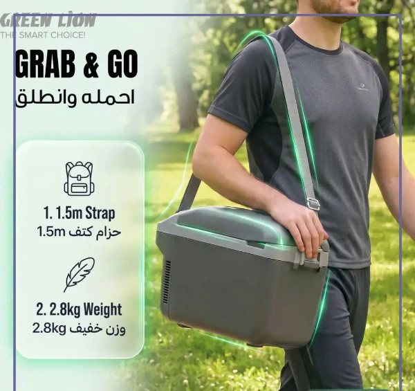 یخچال و گرم کن 8 لیتری گرین لاین GNRDWAY8LGY (E)
