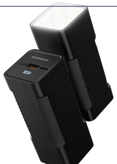پاوربانک 10000 با چراغ قوه داخلی پرودو PDPBFCHT41BK (E)