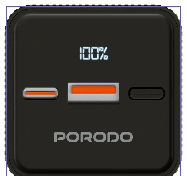 پاوربانک 10000 با چراغ قوه داخلی پرودو PDPBFCHT41BK (E)